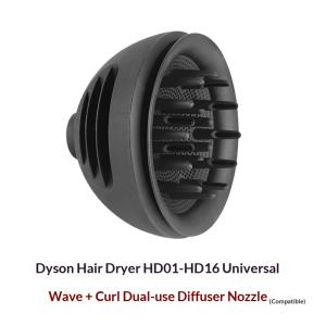 Wave-Curl Dual-Use 2-in-1 Diffuser Multi-Functional Nozzle