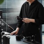 Obsidian Series Espresso Machine Bottomless Handlebar 58mm