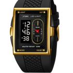 Simple Student Youth Fashion Trend Double Display Multi-functional Sports Waterproof Electronic Watch