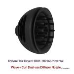 Wave-Curl Dual-Use 2-in-1 Diffuser Multi-Functional Nozzle