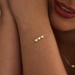 Customized Stainless Steel Heart-shaped Letter Bracelet