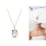 Colorful Paintbrush Art Pendant Painting Necklace