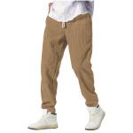 Mens Thickened Waffle-Weave Sporty Casual Pants For Fall Winter