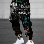 Digital Print Streetwear Hiphop Mens Casual Sweatpants