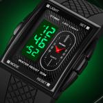 Simple Student Youth Fashion Trend Double Display Multi-functional Sports Waterproof Electronic Watch