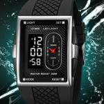 Simple Student Youth Fashion Trend Double Display Multi-functional Sports Waterproof Electronic Watch