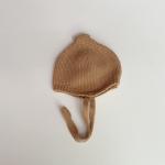 Autumn Winter Korean-style Solid-color Baby Hat With Pacifier-shaped Tip