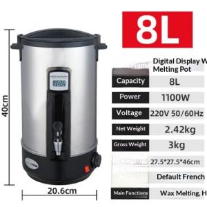 Electric Hot Water Dispenser Stainless Steel Double-layer