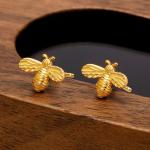 Affordable Luxury Personalized And Minimalist Honeybee Earrings