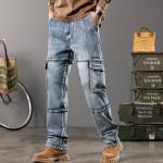 Vintage Heavyweight Multi-pocket Workwear Denim Jeans
