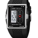 Simple Student Youth Fashion Trend Double Display Multi-functional Sports Waterproof Electronic Watch