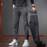 Mens Autumn Denim Jeans Casual Pants