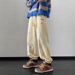 High-street Designer-style Relaxed Jogger Pants In A Cropped Length