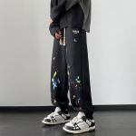 High-street Designer-style Relaxed Jogger Pants In A Cropped Length