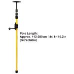 2.8 Meter Laser Leveling Telescoping Pole Adjustable Mounting Pole For Rotary And Line Lasers