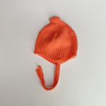 Autumn Winter Korean-style Solid-color Baby Hat With Pacifier-shaped Tip