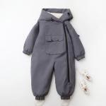 Long Crawling Suit One-piece Hooded Jumpsuit