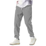 Mens Thickened Waffle-Weave Sporty Casual Pants For Fall Winter