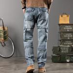 Vintage Heavyweight Multi-pocket Workwear Denim Jeans