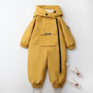 Long Crawling Suit One-piece Hooded Jumpsuit